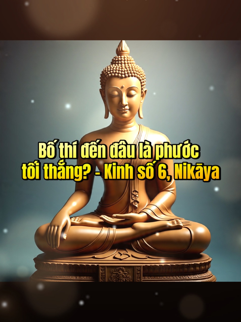 🧘 Bố thí đến đâu là phước tối thắng? – Kinh số 6, Nikāya #bothi #foryourpage #tiktokvn #tiktokviralvideo #thien 