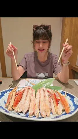 มาที่เกียวโต จะพลาดได้ไง   red king crab  สดๆ 🦀🦀 😋😋