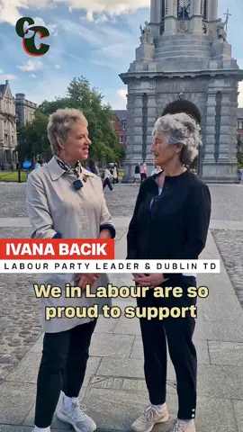 Go raibh míle maith agaibh to Ivana, and everyone in the @LabourPartyIreland for their enthusiastic support for our campaign. I am energised to have progressive parties come together around what unites us: hope, compassion, and a voice for those too often silenced. #Ireland #Trinity #TCD #LabourParty #Connolly4President 