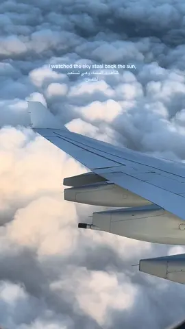 Just passing through… 🌤️  #T#TravelVibesS#SkyViewsF#FlyingHighS#SunsetLovers#P#PassingThrough   #fyp #foryou #طياره #غيوم 