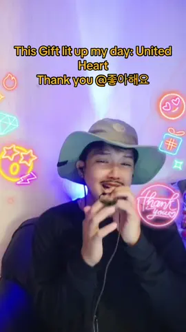One of the best Gifts in my LIVE. Thank you, 좋아해요! For your support to my content.@좋아해요 #tiktoklive #livehighlights #livegift #unitedheart 