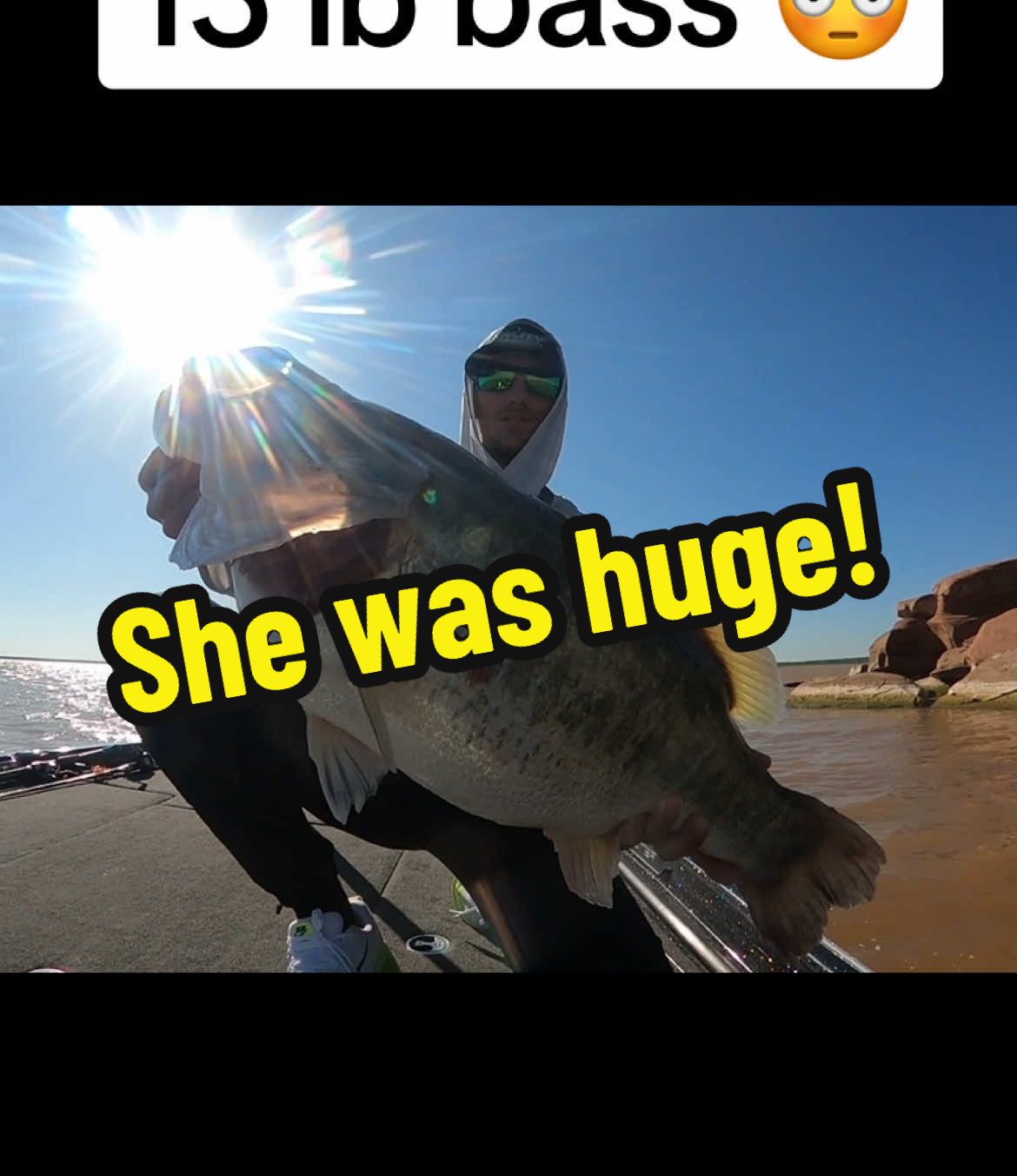 Look at the size difference 😳😳😳 #13lbbass #bassfishing #burksfishing 
