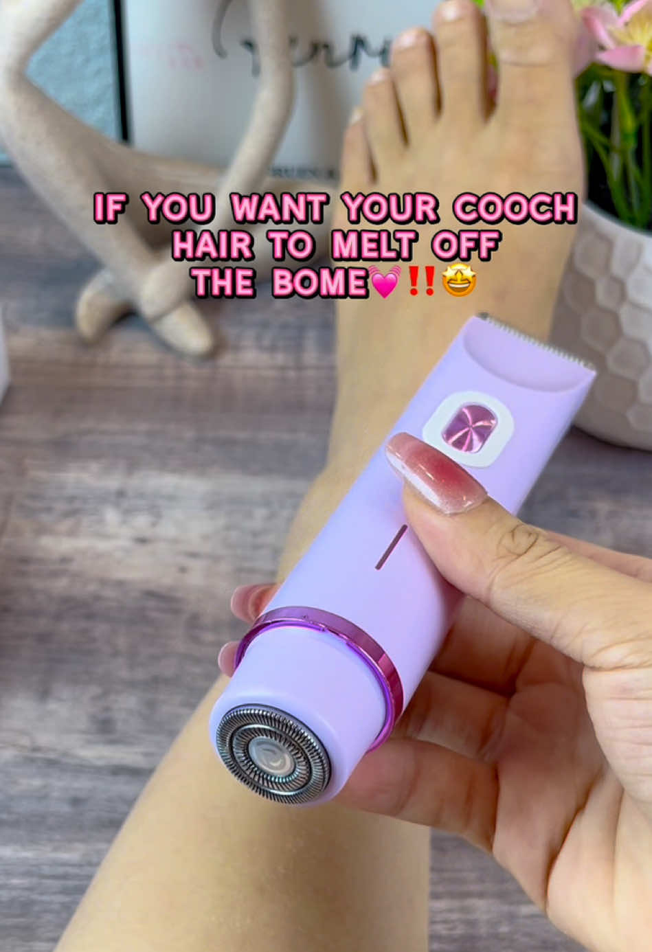 Thing electric razor doesn’t dispkint!💕#electricrazor #razor #viral #ealsforyoudays #tiktokshopbacktoschool                     