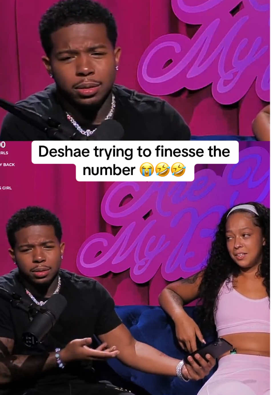 Deshae slick with it 🤣 #fyp #deshaefrost #areyoumyball #foryoupage 