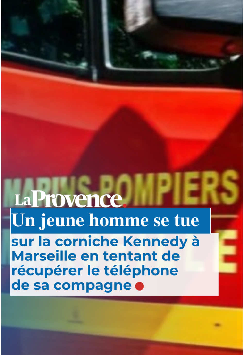 🔴 Un jeune homme se tue sur la corniche Kennedy à Marseille en tentant de récupérer le téléphone de sa compagne La victime, un homme d'une trentaine d'années a glissé, puis heurté avec la tête les rochers de la corniche Kennedy ce mardi matin 26 août #actualite #marseille #news 