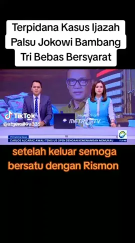 Bambang Tri Telah Bebas !!