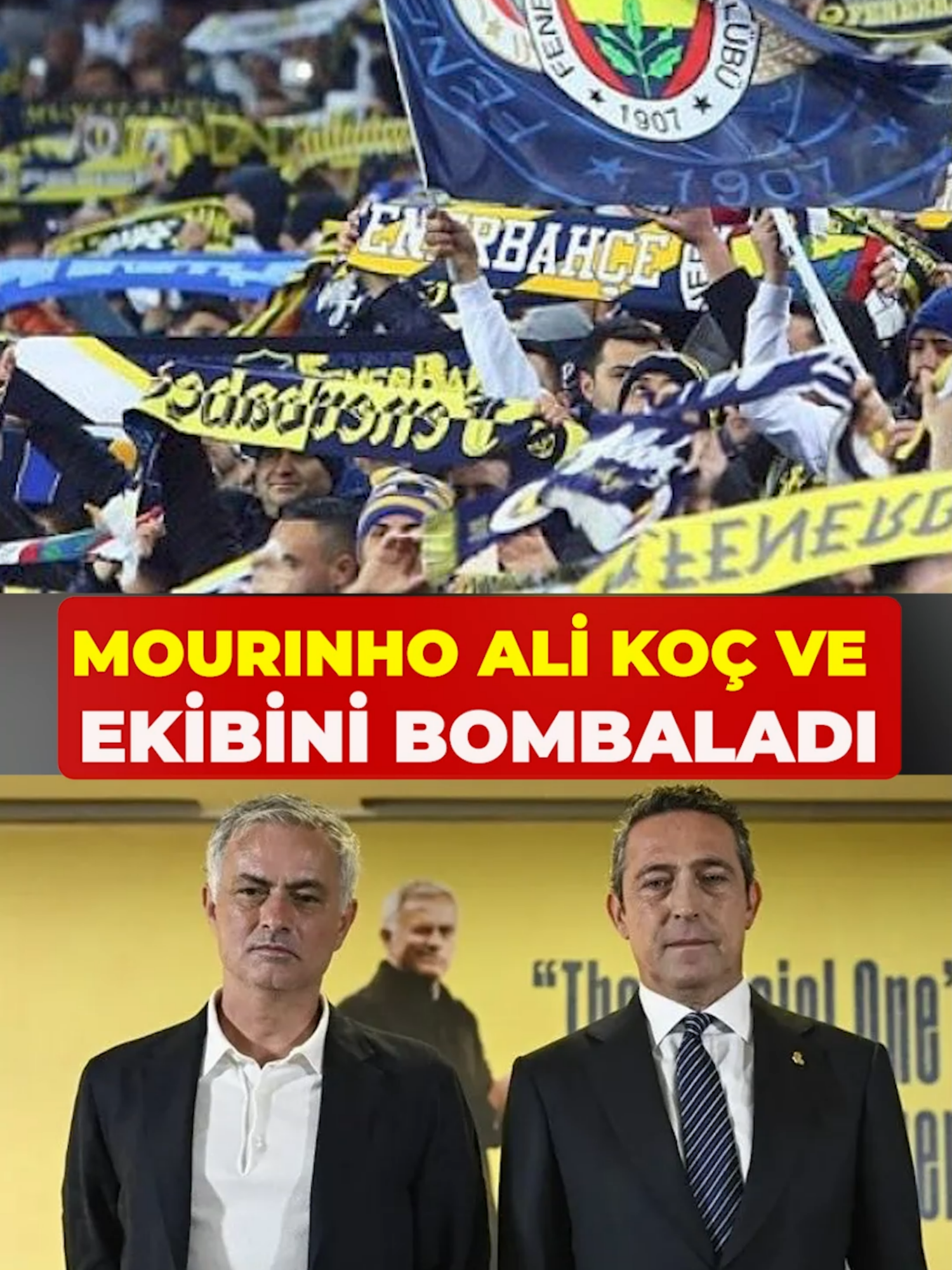 Fener'in teknik direktörü Mourinho, Ali Koç yönetimini b*mbaladı. Önce kulübün başkan yardımcısını tanımadığını söyledi, ardından transfer politikasını yerden yere vurdu. #keşfet