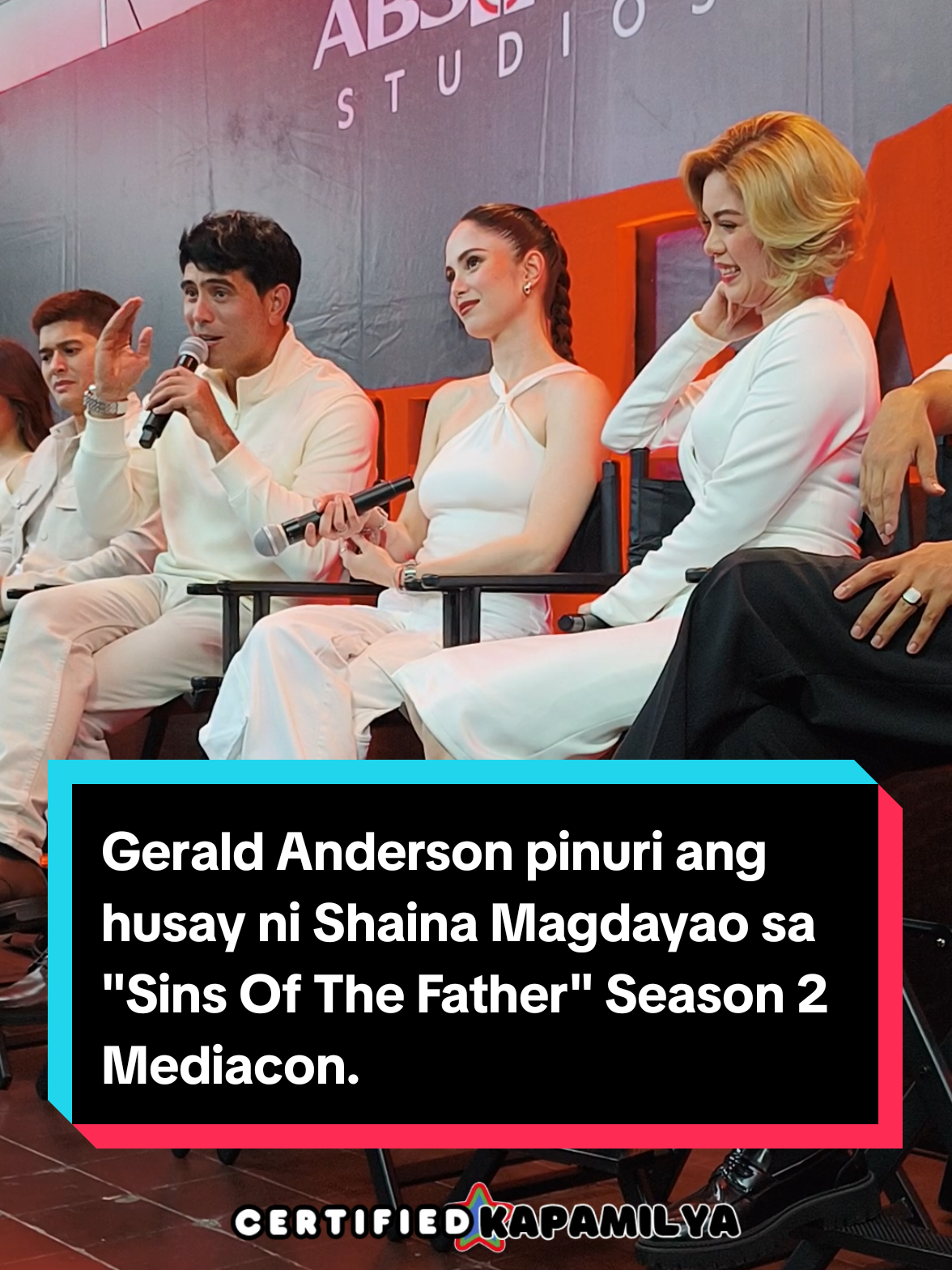 Gerald Anderson pinaulanan ng papuri si Shaina Magdayao sa 'Sins of the Father' season 2 mediacon. #SinsOfTheFatherSeason2 #BetrayalOfTheFather Admin Two