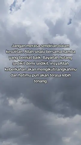 Jangan merasa sendirian dalam kesulitan #hutang #bayarhutang #videotiktok 