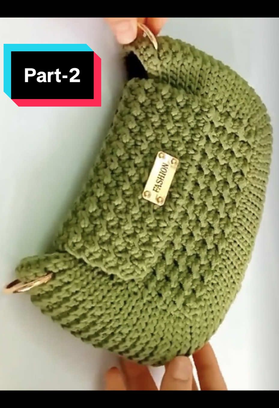 Part-2 “Crochet bag tutorial 🧶✨ Step by step: sides, base, and flap. Easy pattern perfect for beginners and sellers. Watch till the end for the full bag reveal! 💕 #creatorsearchinsights #crochettutorial #crochetbag #crochetforbeginners  #crochetstepbystep 