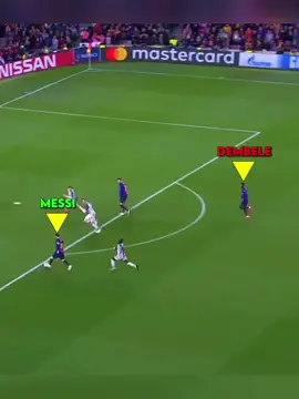 Messi helped Dembele grow up🤯🤩 #messi #dembele #football 