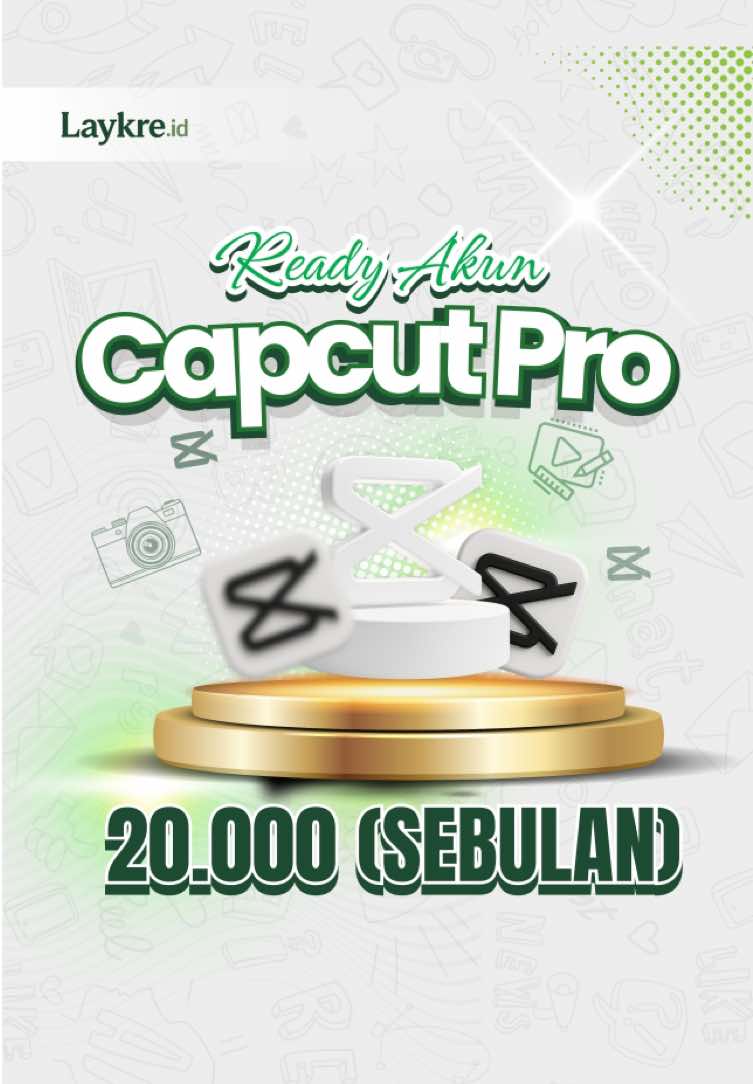 Kata siapa Capcut pro mahal? Ada nih capcut pro murah cuma 20k sebulan ordernya di Laykre.Id ya 😁 #capcutpioneer #pioneertemplate ##capcut #capcutpro #capcutpromurah 