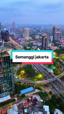 Jakarta🤏🏻  . #dronevideo #djimini3 #semanggi #jakarta 