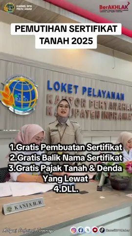 Gratis balik nama Gratis pengesahan Gratis pajak Tanah #fyp #ptsl #atrbpn #pemutihan #tanah
