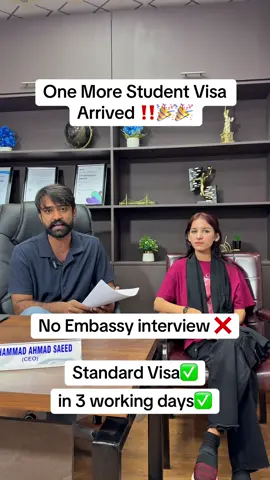 Great news again! One more student got the visa approved and is ready to start their journey abroad. 🚀✨ #thebluhood #studyinuk #studyabroad #universityofagriculturefaisalabad #foryou 