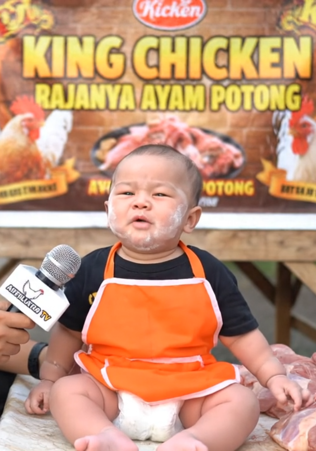 Raja mana raja 🤣🤣 #chicken #foryou #fyp #bayilucu #trending 