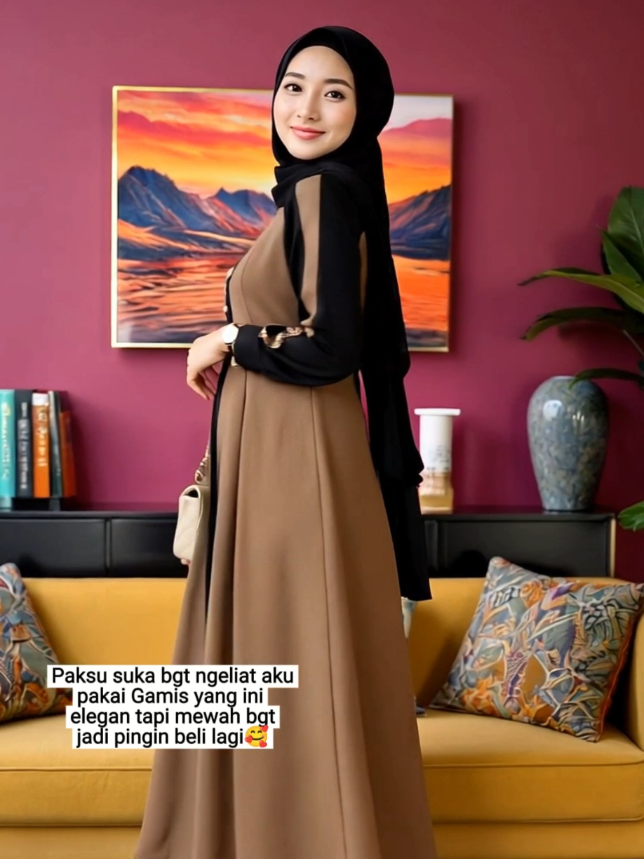 Anggun Sejak Pandangan Pertama Dress gamis ini tuh bikin tampil anggun dari pandangan pertama ✨ Modelnya flowy, bahannya adem, dan jatuhnya cantik banget Sekali coba, langsung pingin koleksi semua warnanya! #dressgamis #gamisanggun #fashionmuslimah #ootdmuslimah #gamiswanita 