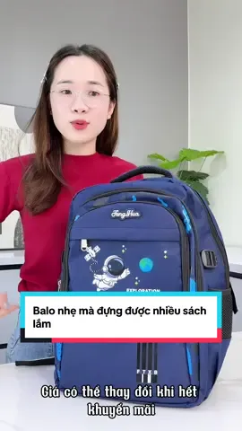 Balo nhẹ mà đựng được nhiều sách lắm #changchumchim #xuhuong #balo #balochobe #balodihoc 