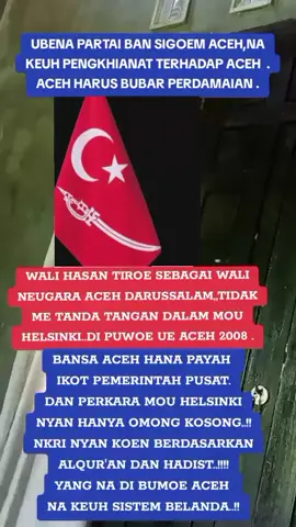#BANSA_ACEH_HARUS_BERSATU. #Martabat Na Keuh Harga Diri Bansa Atjeh. #Darah Bansa Atjeh Darah Pejuang Fisabilillah. #Fisabilillah Artinya Menegak Kan Hukoem Allah Demi Syariat islam Di Bumoe Atjeh. #Tetap Semangat Dan istiqamah Wajeub Lawan Kezaliman Di Atjeh-Demi Neugara Atjeh Darussalam.☝️