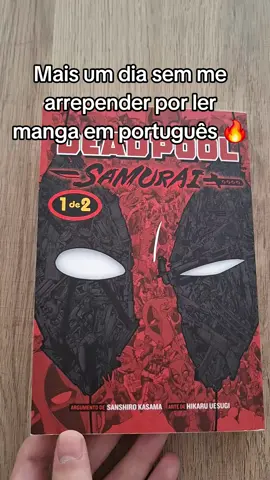 Uma obra prima em papel 🔥 #Manga #deadpool #deadpoolsamurai #fyppp  #fyp 
