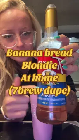 7brew at home for my balling on a budget girlies #7brew #7brewcoffee #bananabread #bananabreadlatte #fypシ 