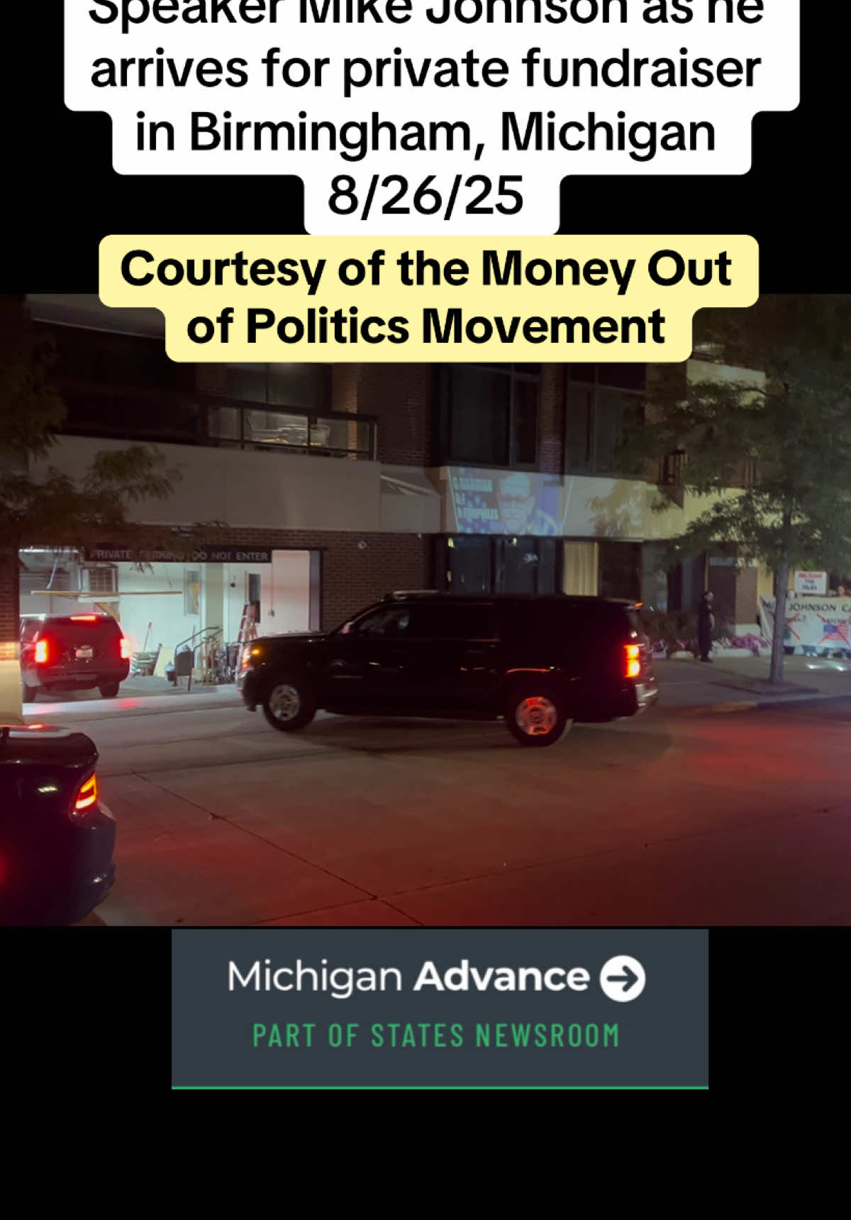 #mikejohnson #moneyoutofpoliticsmovement 