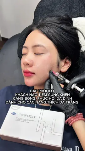 Khách tiên buổi 2 khen quá trời, da trắng bóc nha mí bà @Mai Huong Filler 