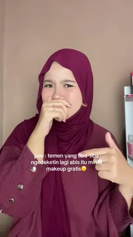 Udah curiga dari awal ngechat juga, pasti ada maksud pas ladenin benerkan feelingnya😭🤣
