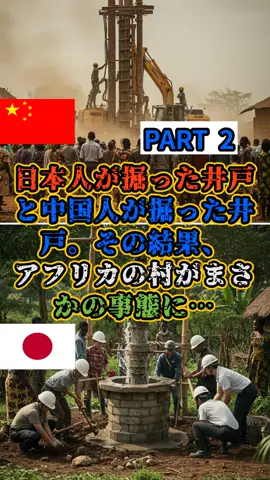日本人が掘った井戸と中国人が掘った井戸。その結果、アフリカの村がまさかの事態に…#海外の反応