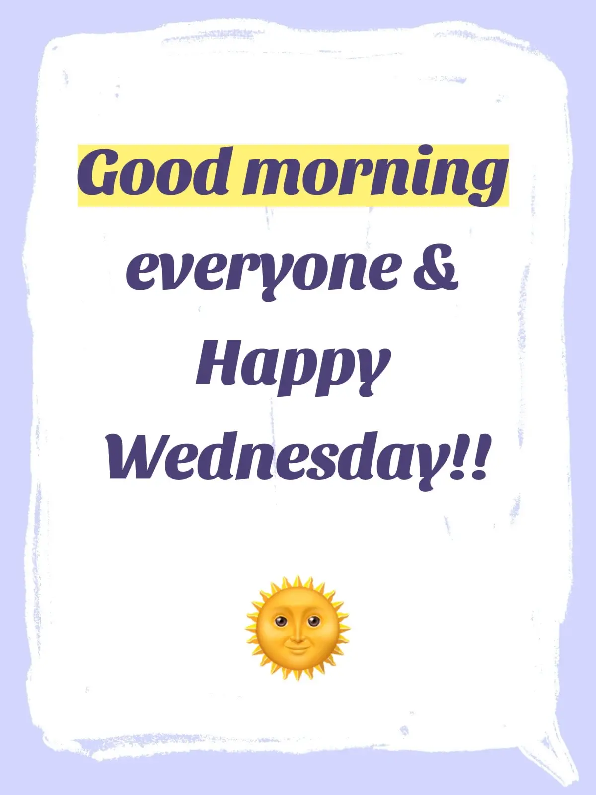 Hope you all have a wonderful Wednesday! Positive vibes today!! 