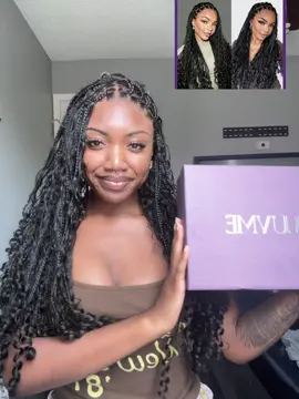Luv me ATEE. @Luvmehair #luvmebraidedwig #bohobraids #bohoknotlessbraids #braidedwig #luvmehair 