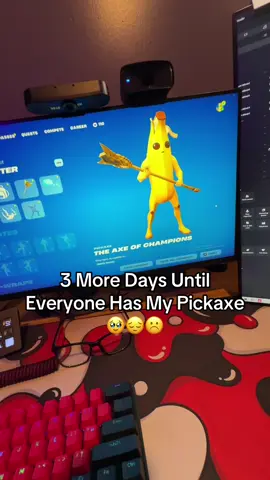Bye Bye FNCS Pickaxe 🥺 #fyp #fortnite #fncs #sad #trending 