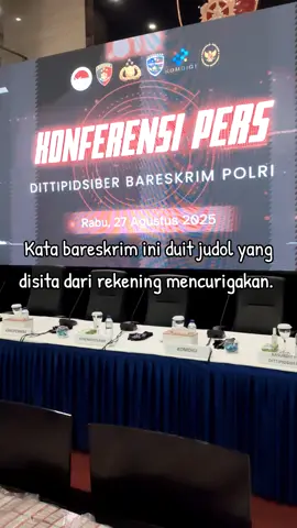 Duit sitaan polisi dan PPATK dari rekening diduga hasil judi online