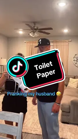 Got emmmm! I know my laugh is horrendous but this to me is so funny! 😂 @TimDW81 #couplesoftiktok #toiletpaperprank