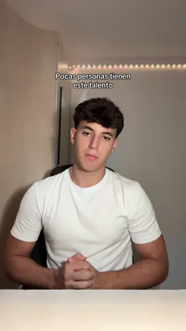pocas personas tienen este talento 