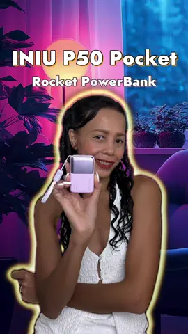 INIU P50 Pocket Rocket PowerBank @INIU_official  @INIUshop  ✨Discount code: TasteMe15  #INIU #INIUZapMini #p50 #TravelGear #Fashionltem