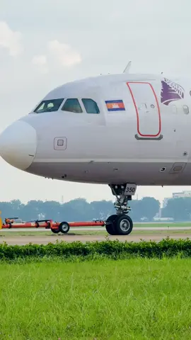 Airbus A321 Cambodia Angkor Air🇰🇭 đang được VNA thuê phục vụ cao điểm Hè 2025🛫 #airbus #a321 #aircambodia #tansonnhatairport 