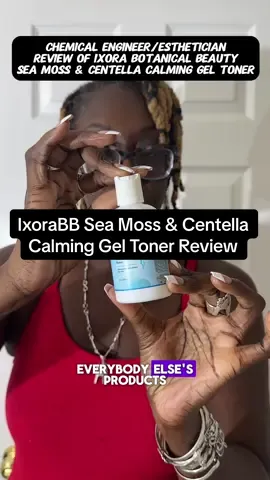My own product is not safe from the roast 😅 Sea Moss & Centella Toner = Coconut water for skin. Bottle? Low budget. Formula? A must-have. @Ixora Botanical Beauty #SkincareBully #BarrierRepair #SensitiveSkinCare #SeaMossSkincare #EczemaSkinCare