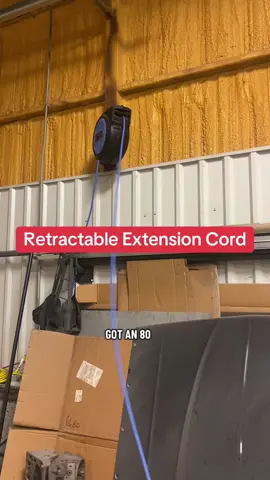 Retractable Extension Cord #vevor #extensioncord #tiktokmademebuyit #tiktokshopcreatorpicks #tiktokshoplabordaysale 