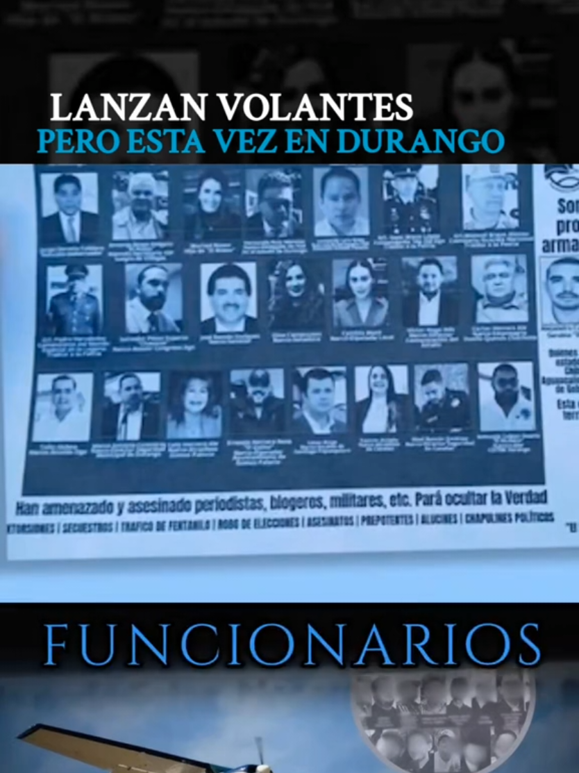 LANZAN VOLANTES EN DURANGO #durango #noticias 