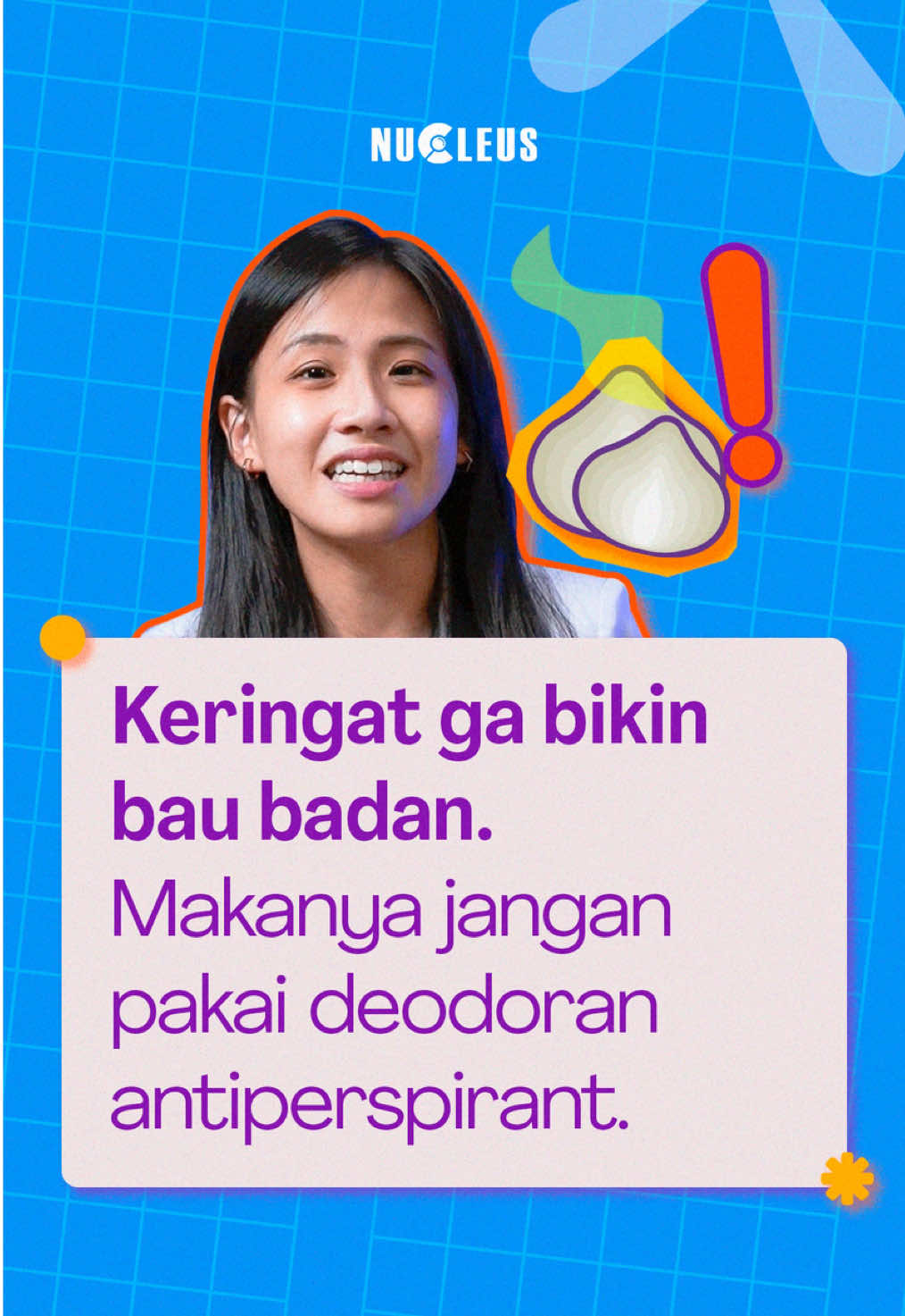 Pernah kepikiran nggak kenapa kita risih banget sama keringat di ketiak? Karena iklan? Kata orang? Faktanya, keringat itu tanda tubuh sehat. Justru kalau ditahan pakai antiperspirant, pori-pori tersumbat, proses detoks alami terganggu, dan dalam jangka panjang bisa berdampak ke kesehatan kita dan anak. Makanya, pilih deodorant yang aman: tanpa aluminium, tanpa alkohol, tanpa paraben. Plus, kalau ada antibacterial alami, moisturizer, antioksidan, dan essential oil seperti PureKids dan PureMom, tubuh tetap bisa berkeringat sehat tanpa bau badan. @Pure Premium Care  #edukasikesehatan #tipssehat 
