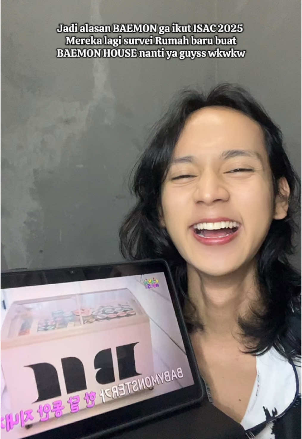 Idol lain lagi pada lomba sedangkan Baemon lagi survei Rumah😅🫵🏻 #babymonster #baemon #monstiez #baemonhouse 