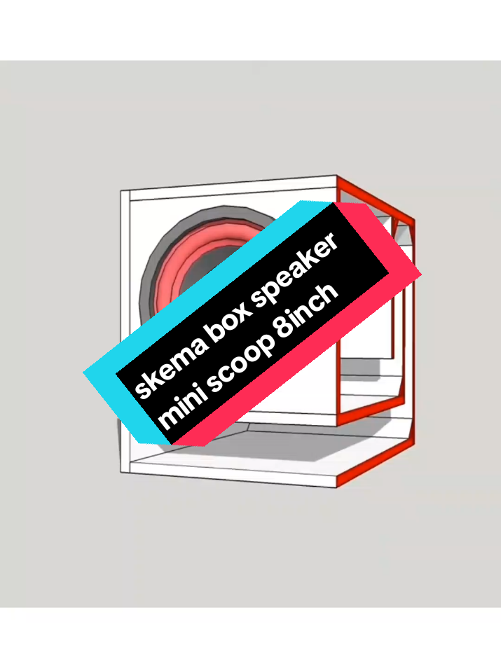 skema box speaker mini scoop 8inch  #skema #boxspeaker #miniscoop #soundviral #subwoofer 