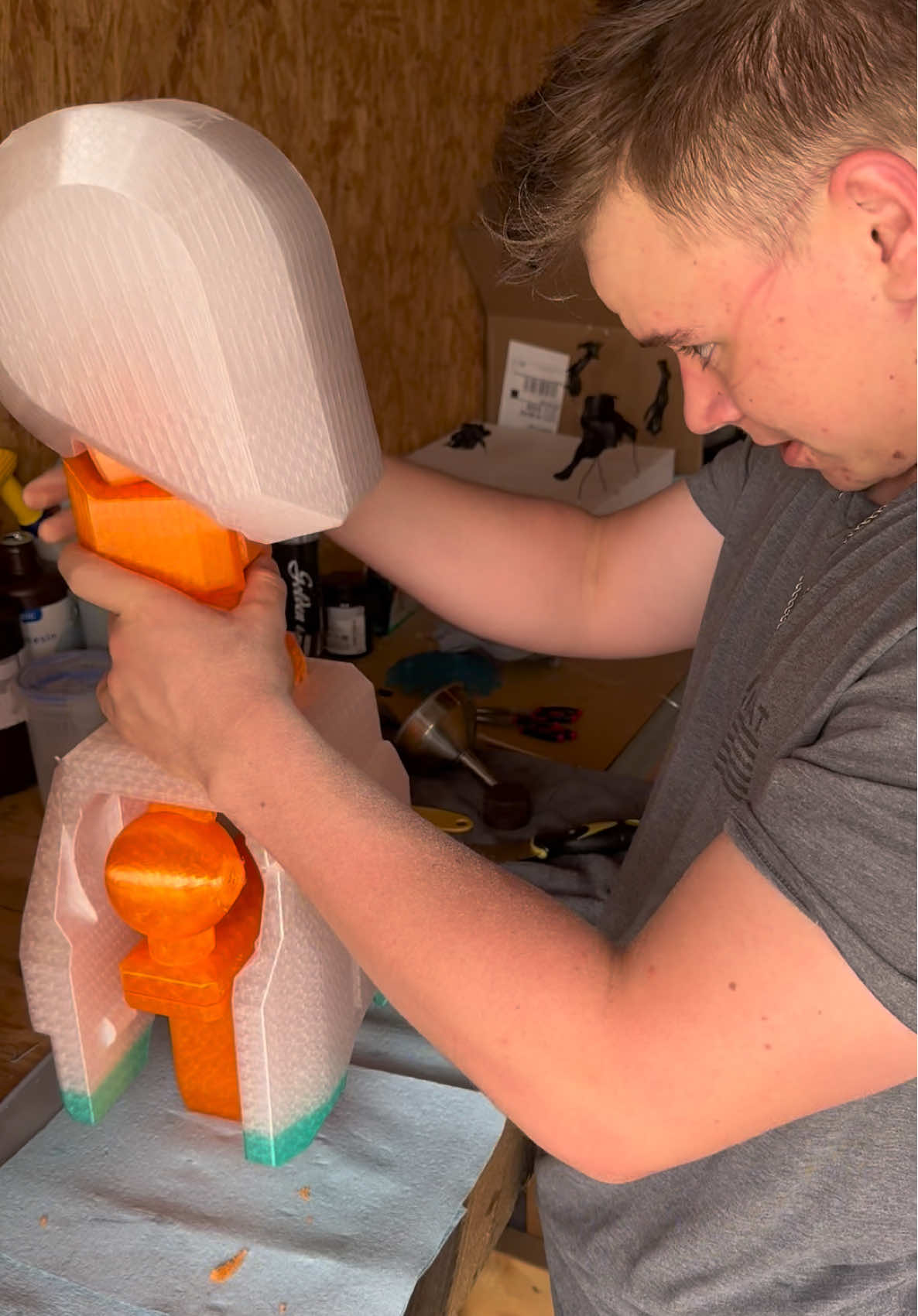 3D Prjnted Dummy 1300 ( part 1 ) #fyp #satisfying #3dprinting #dummy13 #asmr 