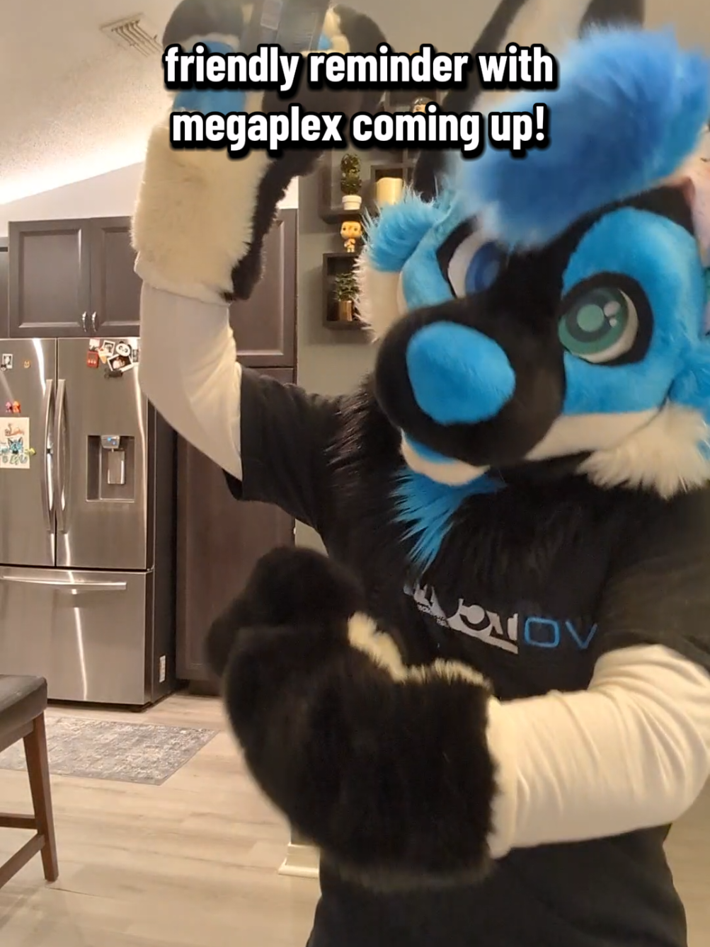 talking to you, stinky 👀🤭🩵 #furry #furrytiktok #furryfandom #fursuit #fyp 