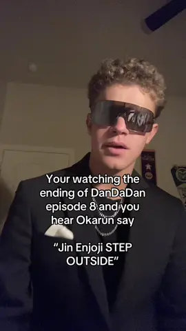 I’ll be damned if someone called me out by my FULL NAME  😭🙏 #fyp #dandadan #anime #okarun #evileye 