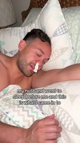 my sleeping beauty #couplecomedy #sleeping #husband #nightroutine 