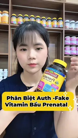 Phân biệt auth ✅- fake ❌ vitamin bầu Prenatal Nature Made Mỹ #prenatal #vitaminbau #vanimart 