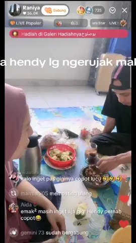 ayah LG persiapan buat penyambutan hendy ,sehat