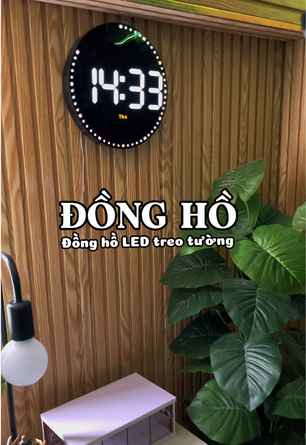 Phần 1634 | Đồng hồ LED treo tường #chiriviu94 #review #dongholed #donghotreotuong #donghodecor 